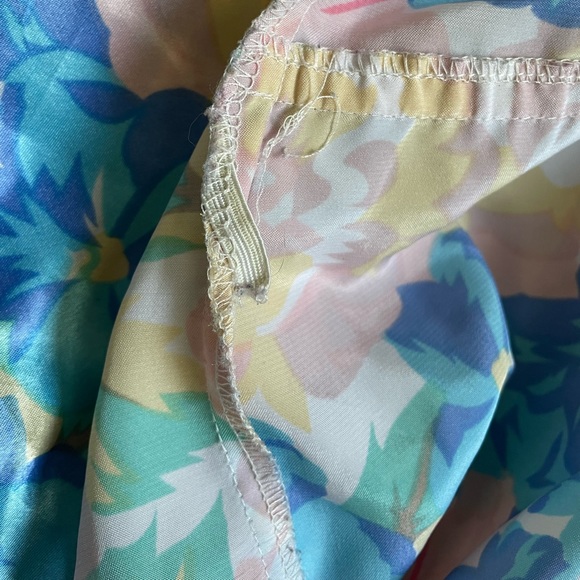 Vintage Victoria’s Secret gold label ruffled wrap slip dress - Picture 12 of 16